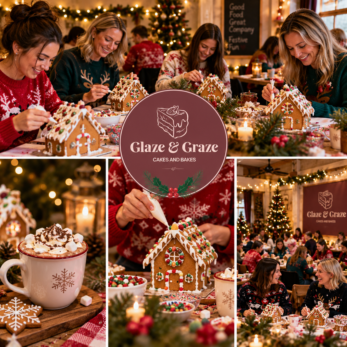 Glaze & Graze presents The Gingerbread House Workshop